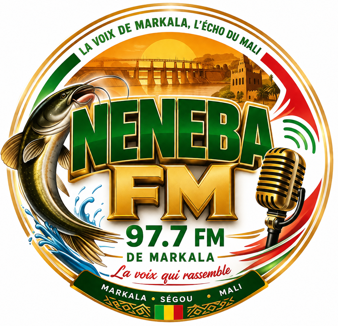 NENEBA FM DE MARKALA * 97.7 FM * La voix de Markala, l'echo du Mali